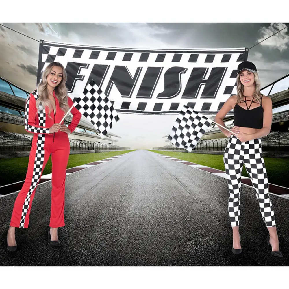 Boland Vlag - spandoek FINISH 74x220cm Boland Vlag - spandoek FINISH 74x220cm