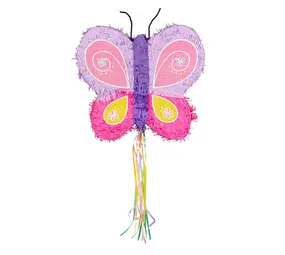 Boland Vlinder 3D Pull Pinata 43x48x10cm | per stuk Boland Vlinder 3D Pull Pinata 43x48x10cm | per stuk
