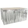 Boland Tischrock, silberfarben, Metallic, 74 x 300 cm | pro Stück
