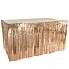 Boland Jupe de table métallisée or rose 74 x 300 cm | à l'unité