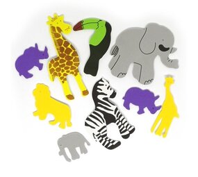 Create It Wilde dieren Foam Create-It | 32-delig