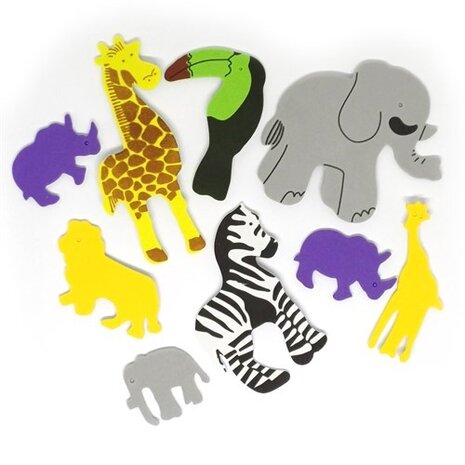 Create It Animaux sauvages en mousse à créer | 32 pièces