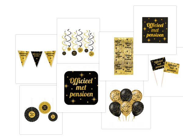 Tuf-Tuf Classy Officieel Met Pensioen Versiering Pakket XL Tuf-Tuf Classy Officieel Met Pensioen Versiering Pakket XL