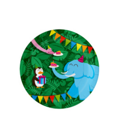 Tuf-Tuf Dschungel-Partytisch-Set | 8 Personen