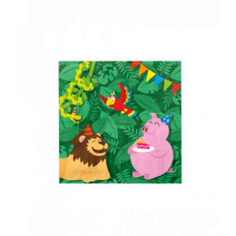 Tuf-Tuf Jungle Party Tafelset | 8 persoons Tuf-Tuf Jungle Party Tafelset | 8 persoons