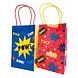 Amscan Superhelden-Partytüten mit Slogan, 12,7 x 21,5 cm | 8 Stück