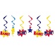 Amscan Superhero Slogan Hanging Decoration Swirls 60cm | 6 pieces