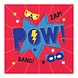 Amscan Superhero Slogan Napkins 33x33cm | 16 pieces