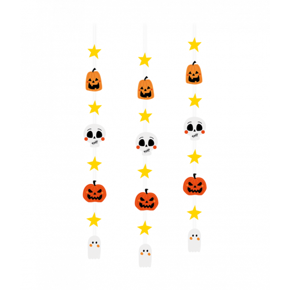 Paper Dreams Halloween-Hängedekoration 120 cm | 3 Stück