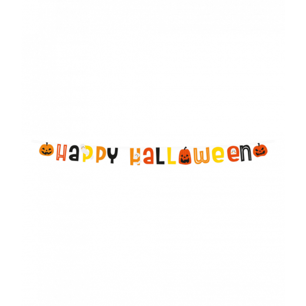 Paper Dreams Guirlande de lettres d'Halloween « Joyeux Halloween » 250 cm | à l'unité Paper Dreams Guirlande de lettres d'Halloween « Joyeux Halloween » 250 cm | à l'unité