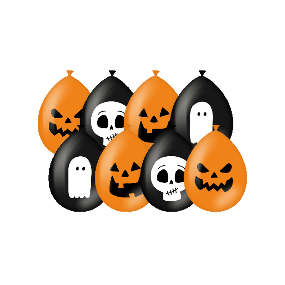 Paper Dreams Halloween Ballonnen 30cm | 8 stuks Paper Dreams Halloween Ballonnen 30cm | 8 stuks
