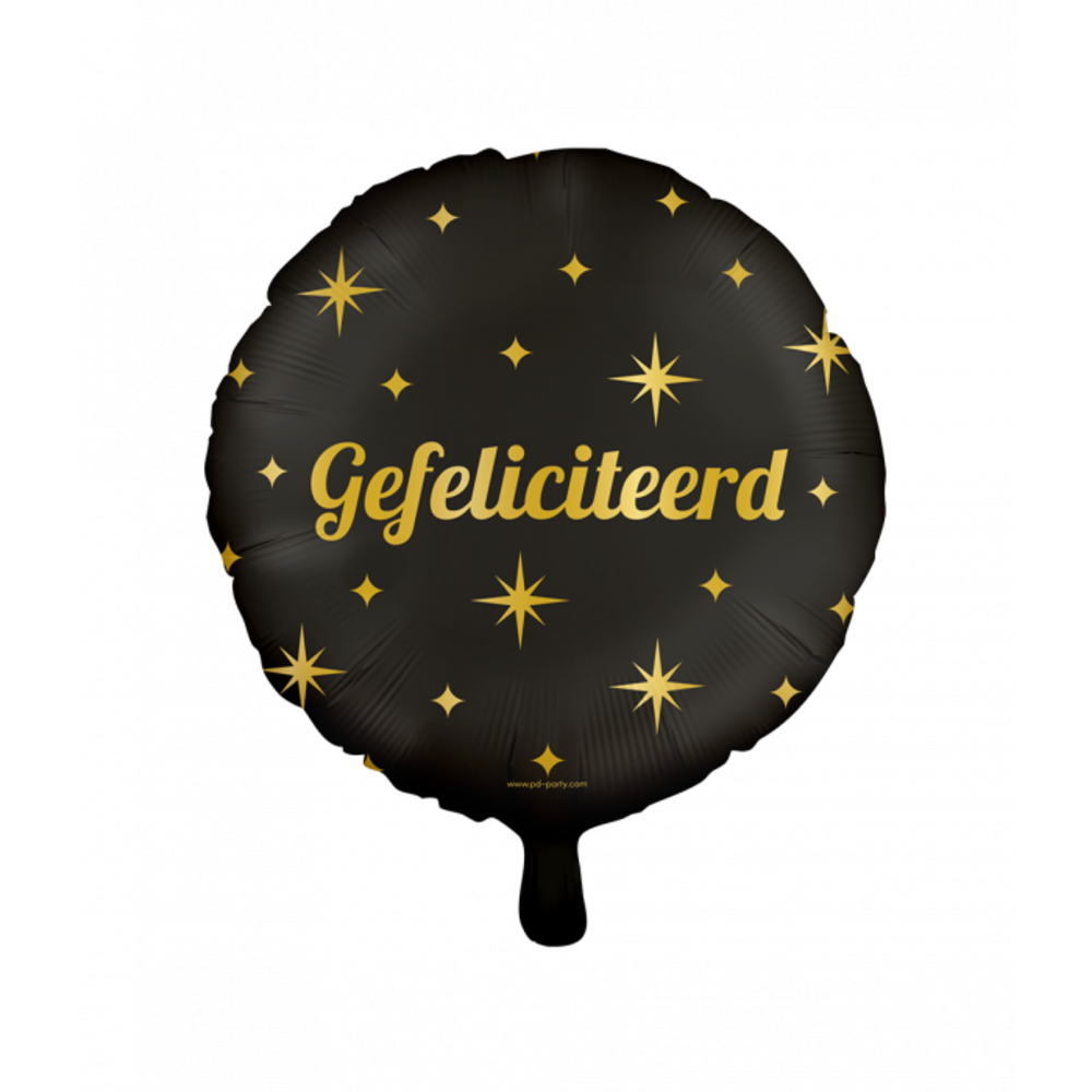 Paper Dreams Helium Ballon Gefeliciteerd Classy 45cm | per stuk Paper Dreams Helium Ballon Gefeliciteerd Classy 45cm | per stuk