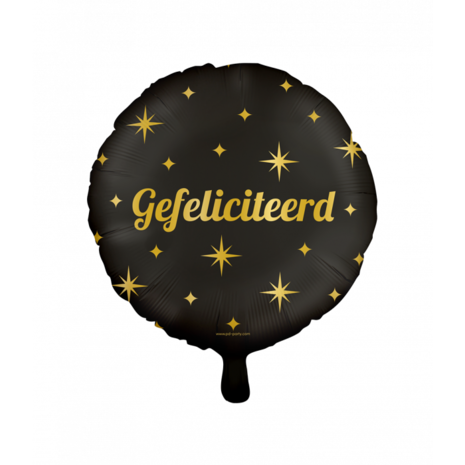 Paper Dreams Helium Ballon Gefeliciteerd Classy 45cm | per stuk Paper Dreams Helium Ballon Gefeliciteerd Classy 45cm | per stuk