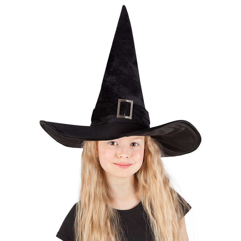 Boland Child Witch Hat with Buckle Black | per piece