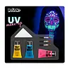 Boland Kit de maquillage UV / peinture pour le visage | par kit