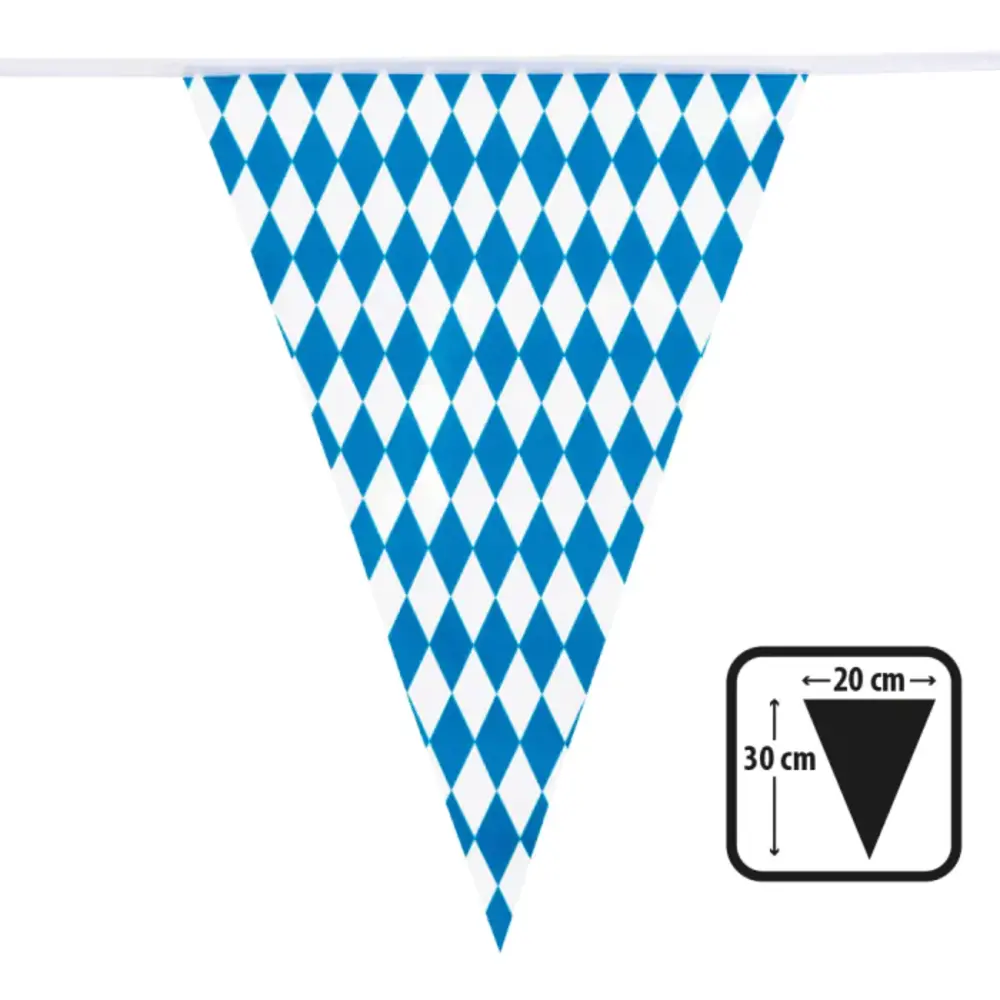 Boland Guirlande de drapeaux Oktoberfest 10 mètres | à l'unité