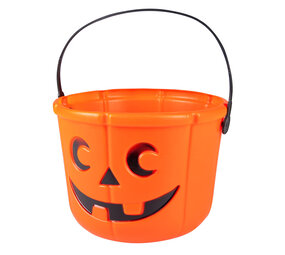 Boland Halloween Pumpkin Candy Bucket | 14x18cm Boland Halloween Pumpkin Candy Bucket | 14x18cm