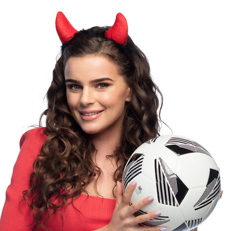 Boland Duivelhoorntjes Diadeem Fluweel | per stuk Boland Duivelhoorntjes Diadeem Fluweel | per stuk