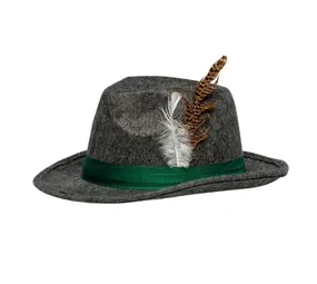 Boland Oktoberfest Tyrolean Hat Grey | per piece