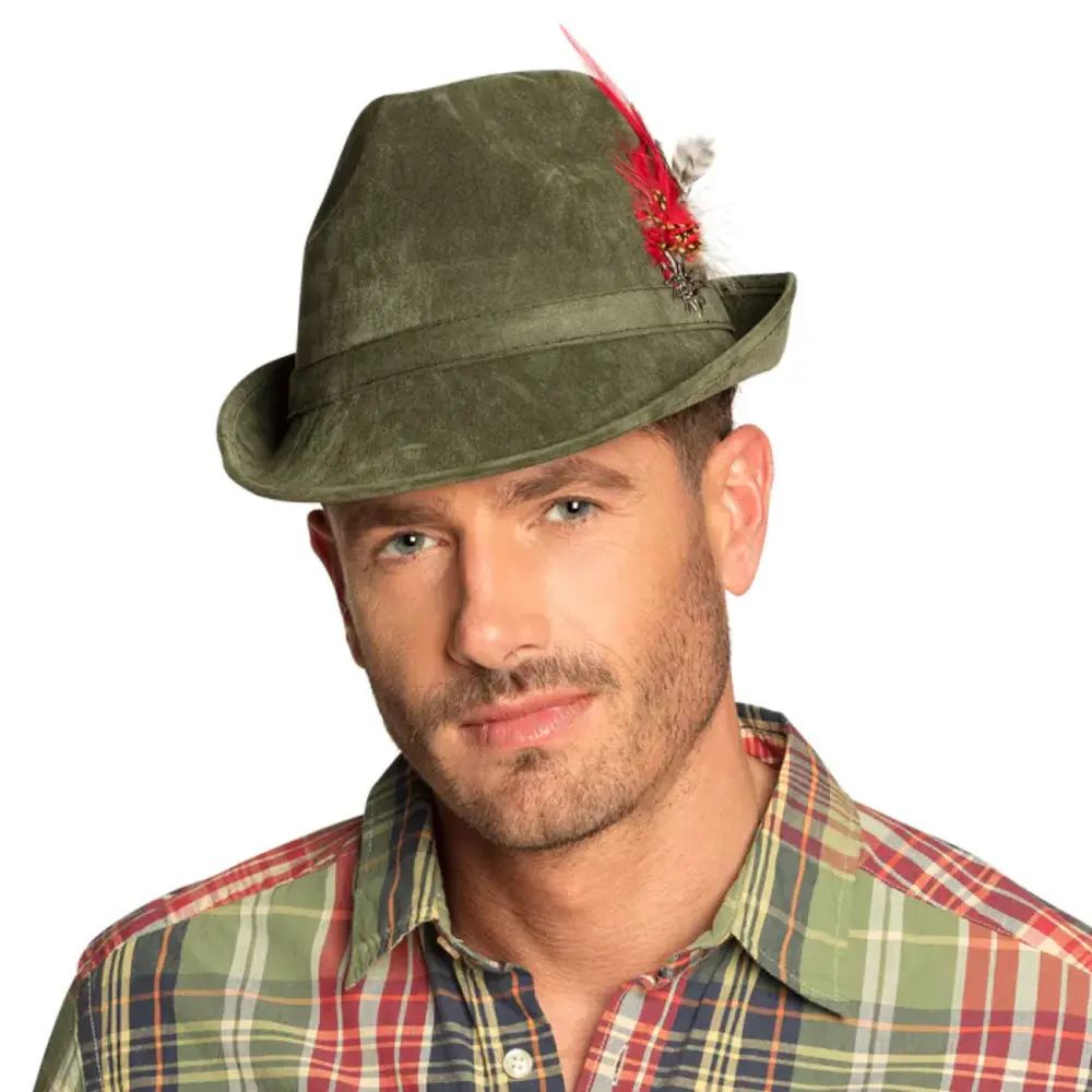 Boland Oktoberfest Tyrolean Hat Green | per piece