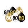 Paper Dreams Ballonnen 80 jaar Celebration! 30cm | 6 stuks