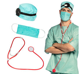 Boland Dokter Kostuum Set | 5-delig Boland Dokter Kostuum Set | 5-delig