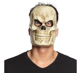 Boland Masque facial en forme de crâne avec mâchoire articulée Boland Masque facial en forme de crâne avec mâchoire articulée