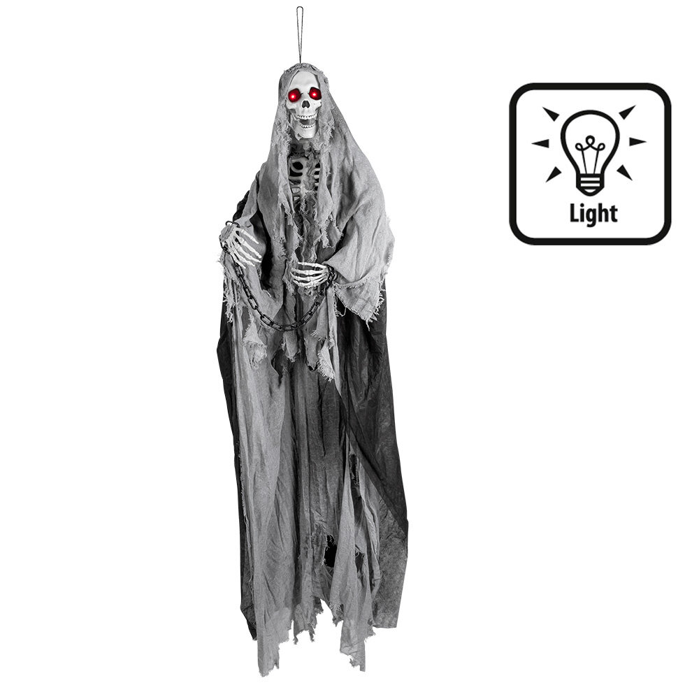Boland Halloween-Sensenmann-Skelett-Dekoration | 180 cm