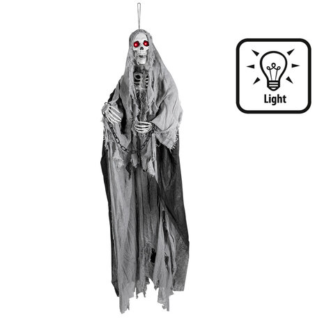 Boland Halloween-Sensenmann-Skelett-Dekoration | 180 cm