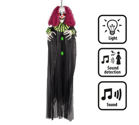 Boland Décoration d'Halloween Clown Terroriste | 130 cm