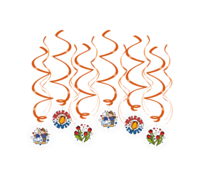 Paper Dreams Welkom Thuis Swirls Hangdecoratie | Set van 12 stuks Paper Dreams Welkom Thuis Swirls Hangdecoratie | Set van 12 stuks