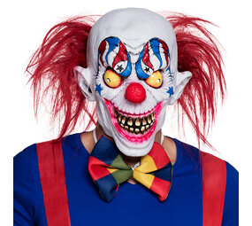 Boland Masque de clown effrayant pour Halloween en latex