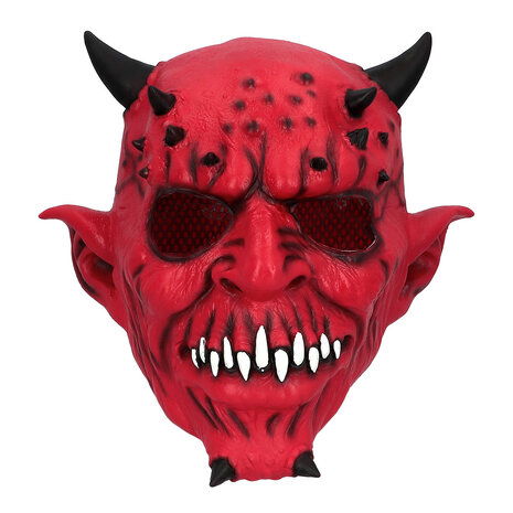 Boland Masque de diable effrayant pour Halloween en latex