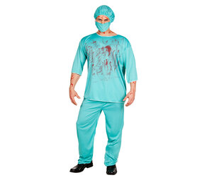 Boland Blutiges Chirurgenkostüm für Halloween | Größe M/L -50/52 Boland Blutiges Chirurgenkostüm für Halloween | Größe M/L -50/52