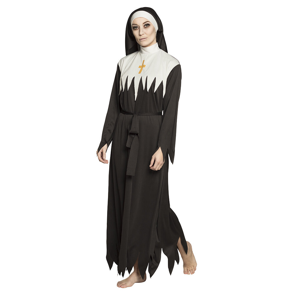 Boland Scary Nun Kostuum | Maat M - 40/42 Boland Scary Nun Kostuum | Maat M - 40/42