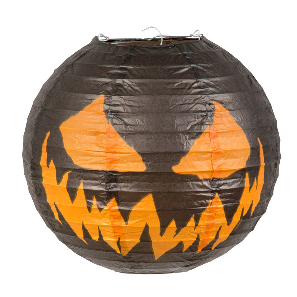 Boland Lantern Creepy Pumpkin Halloween 25cm | per piece