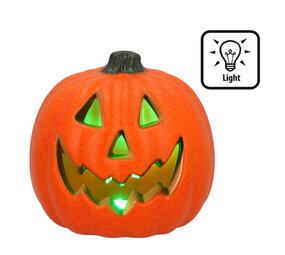 Boland Oplichtende Pompoen Halloween 20cm | per stuk Boland Oplichtende Pompoen Halloween 20cm | per stuk