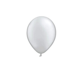 Folat Silberne Metallic-Luftballons, 13 cm | 20 Stück