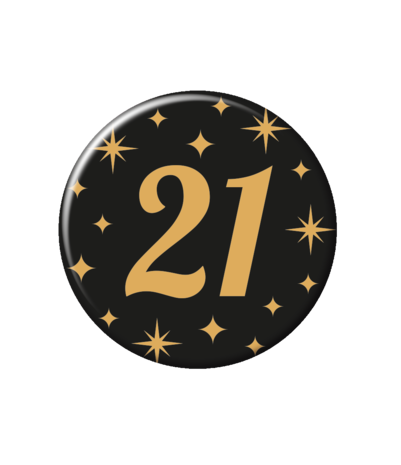 Paper Dreams Knopf 21 Jahre Stilvoll | pro Stück