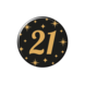Paper Dreams Button 21 years Classy | per piece