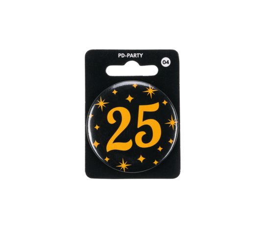 Paper Dreams Button 25  jaar Classy | per stuk