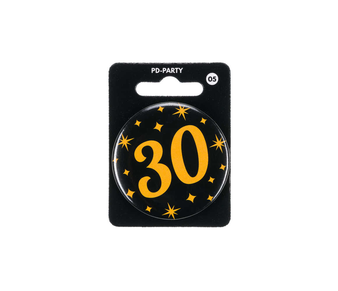 Paper Dreams Button 30 jaar Classy | per stuk