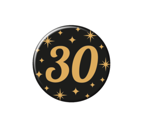 Paper Dreams Button 30 jaar Classy | per stuk Paper Dreams Button 30 jaar Classy | per stuk