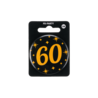 Paper Dreams Button 60 jaar Classy | per stuk Paper Dreams Button 60 jaar Classy | per stuk