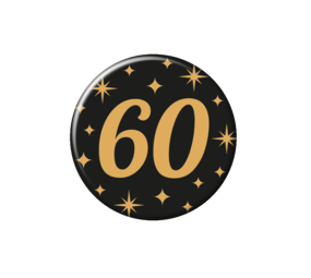 Paper Dreams Button 60 jaar Classy | per stuk