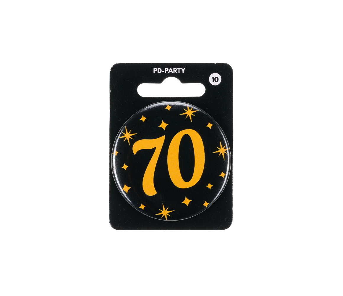 Paper Dreams Bouton 70 ans Classy | à l'unité Paper Dreams Bouton 70 ans Classy | à l'unité