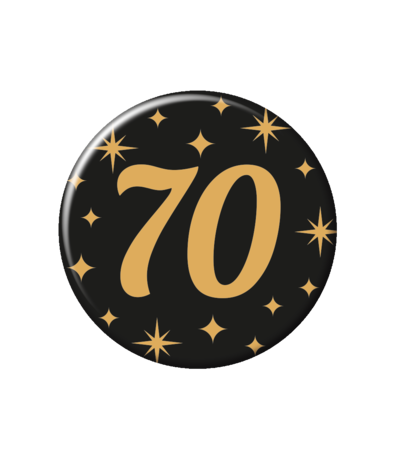 Paper Dreams Bouton 70 ans Classy | à l'unité Paper Dreams Bouton 70 ans Classy | à l'unité