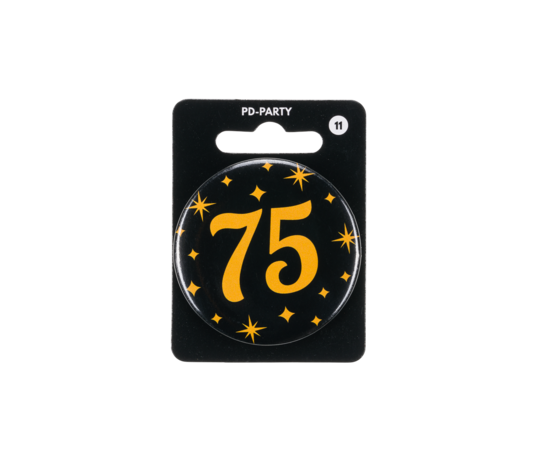 Paper Dreams Button 75 jaar Classy | per stuk