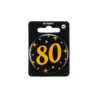 Paper Dreams Button 80 jaar Classy | per stuk Paper Dreams Button 80 jaar Classy | per stuk