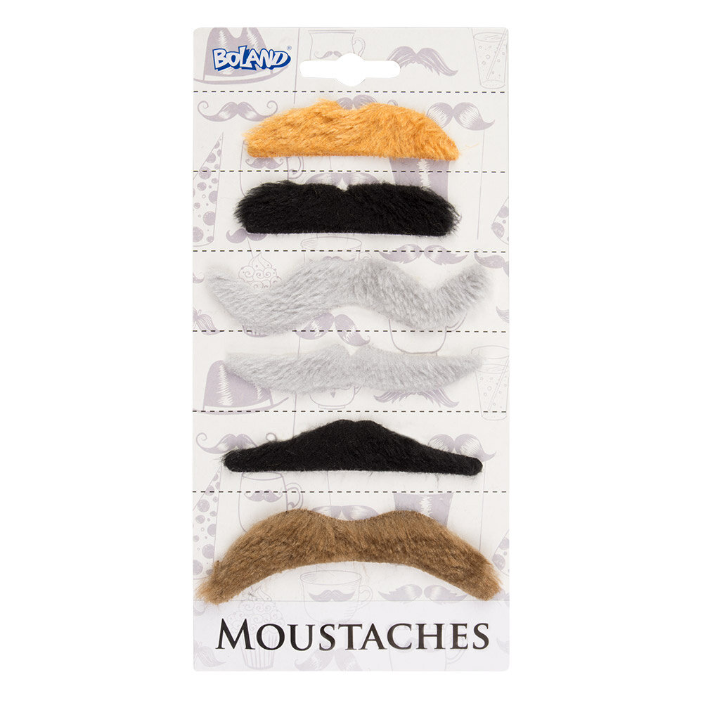 Boland Moustaches | Set of 6 pieces Boland Moustaches | Set of 6 pieces